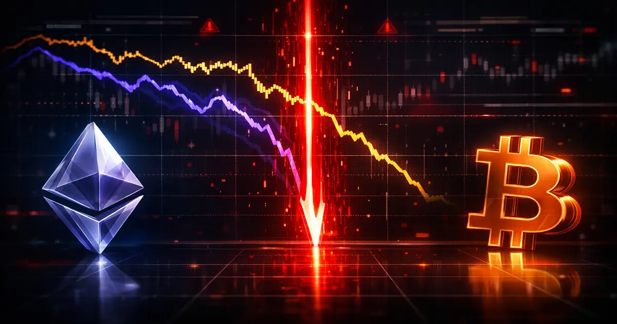 eth btc ratio crash