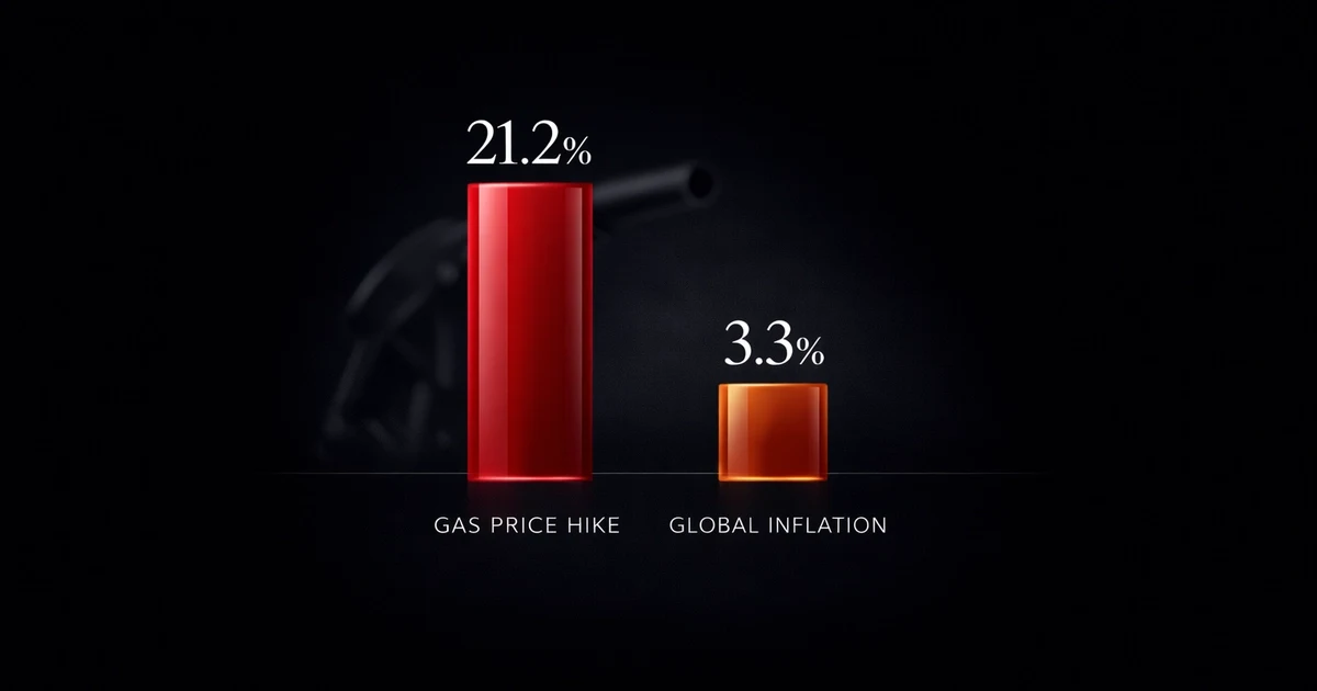 inflation essence graphique hausse 21,2 pourcent CPI 3,3 pourcent