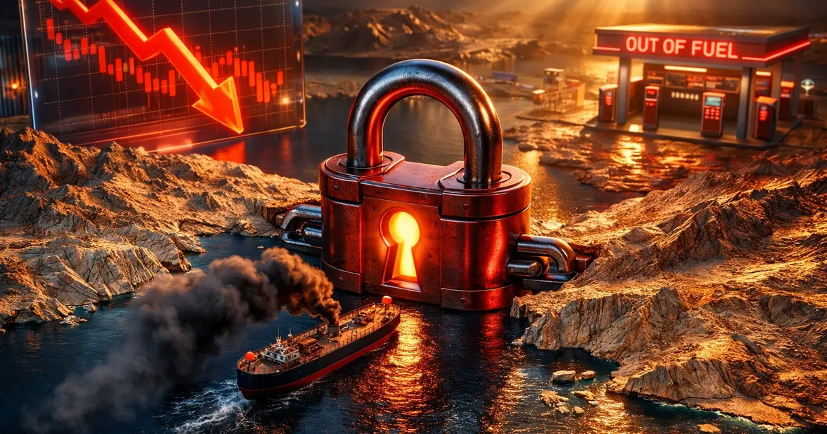 conséquences fermeture détroit d'Ormuz carte blocage petrole penurie carburant